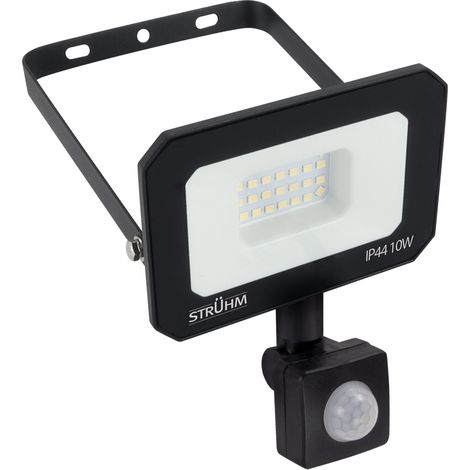 Proiettore LED con sensore di movimento ASTON S 10W 4200K IP65 nero (1/2)