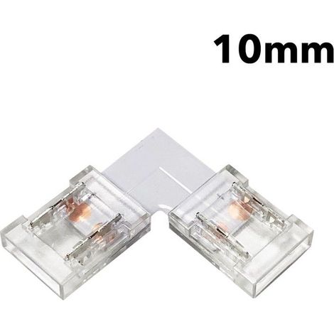 Connecteur rapide d'angle ruban à ruban unicolore de 10mm (1/4)