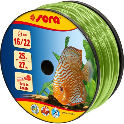 sera 32138 16/22 Tubo Verde 25 m – Tubo Flessibile in Diversi diametri, Lunghezze e Colori (1/2)