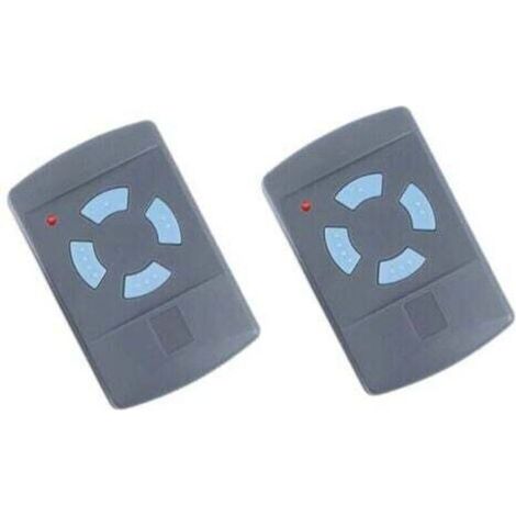 2PACK Télécommande de Garage Sdre HSM4 868 MHz avec 4 Boutons Couleur Bleue Remplacer Les émetteurs Hormann 868 MHz HS4 HSM2 HSP4 868 HS1 868 Tubauto HSM4 868 Tubauto HS4 868Fréquence (1/4)