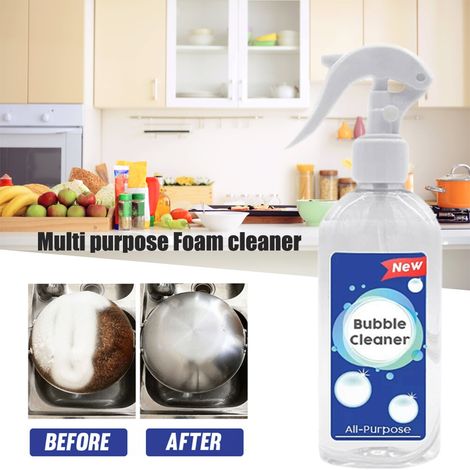Mousse Nettoyante Multifonction Cuisine - Dégraissant, Anti-Rouille et Spray à Bulles