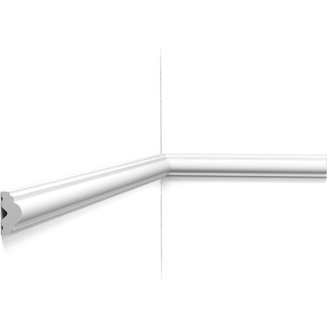 Carton complet de 110 mètres de cimaises PX103 L 200 x H 2,5 x l 1,2 cm - L 200 x H 2,5 x l 1,2 cm - ORAC DECOR