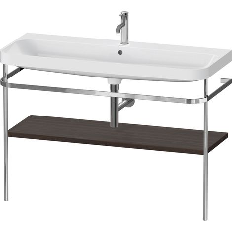 Duravit Happy D.2 Plus c-shaped Set mit Metallkonsole,