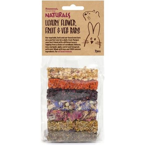 Naturals Luxury Flower, Fruit & Veg Bar Treats for Small Animals - 267424 (1/3)