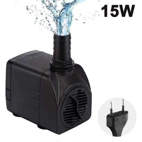 Pompe submersible noire - pompe de fontaine (emballage individuel) (1/5)