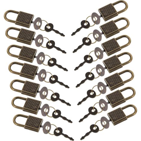 Lot de 20 cadenas verts vintage avec clé, agendas et petites boîtes (1/5)