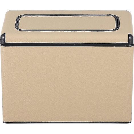 Aufbewahrungsbox aus Kunstleder und Kunststoff für das Auto (1/3)