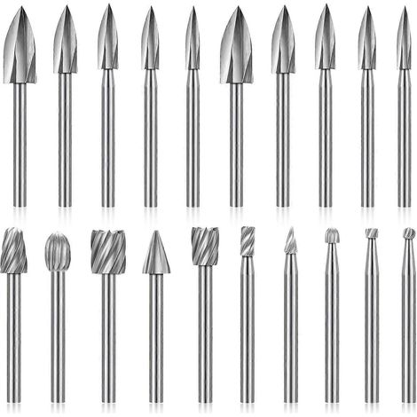 Forêt Sculpture Bois, HSS, fraise carburateur, outils rotatifs (1/4)