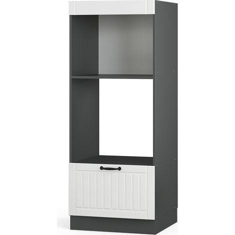 Set mobili bagno Fame-Line, Bianco rustico, 60 cm aperto, Vicco