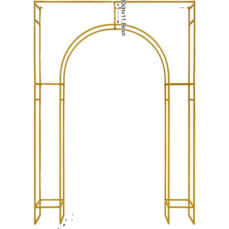 Support de toile, robuste, design autoportant, Or, M (1/2)