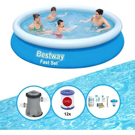 Bestway Bestway Fast Set Ronde - 366x76 cm - 4-pièces  S22656 (1/5)