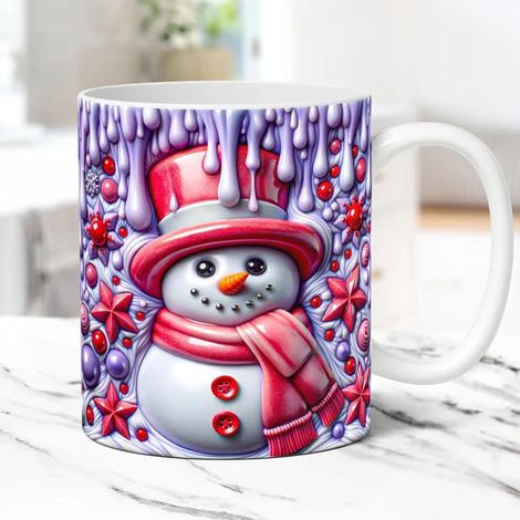 Tasse de Noël - Tasses à Café Céramique de Noël - Mug 350ml (1/4)