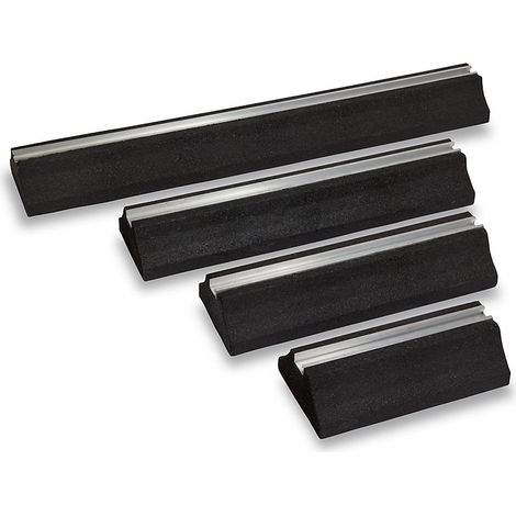 Support au sol climatisation - rubber foot + rail alu (la paire) 120kg - Long 500mm