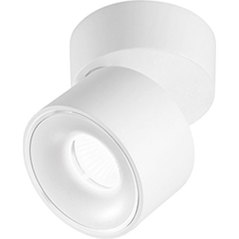 Faretto-Applique in metallo verniciato bianco Camera LED 8W CCT 3000K 4000K 6000K CRI80 220-240V 50/60Hz 480Lm orientabile