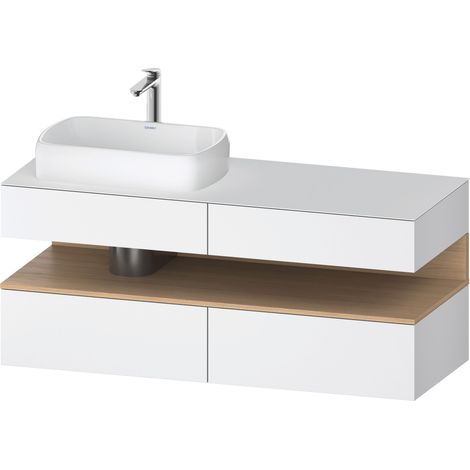 Duravit Collection One Meuble sous-vasque sur console, 2 tiroirs,