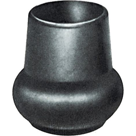 BL SOTTOPIEDE P/TUBO A PERA 40 MM NERO 4 PZ