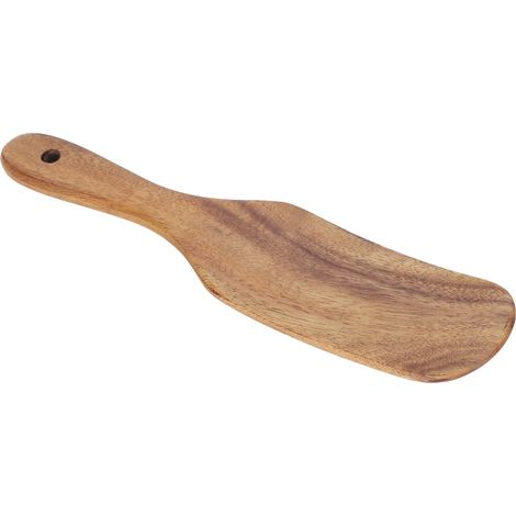 Spatule en Teck pour Cuisine - Pelle à Frire en Bois 23x5cm - Ustensile de Cuisine Écologique (1/5)