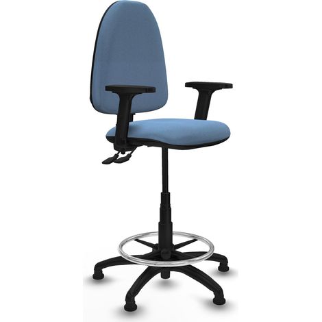 Piqueras y Crespo Aýna Taburete de Oficina Azul Cielo (1/3)