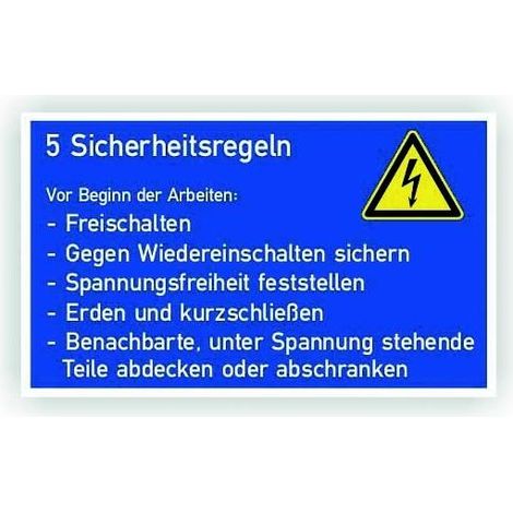 Cimco GS 5 Sicherheitsregeln Gr. 200x120x1 182746 (1/2)