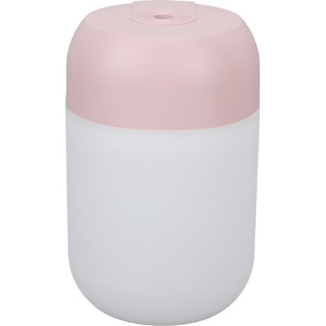 Humidificateur USB portable et silencieux pour la maison et la chambre, 260 ml, rose. Idéal pour les voyages et la chambre. (1/5)
