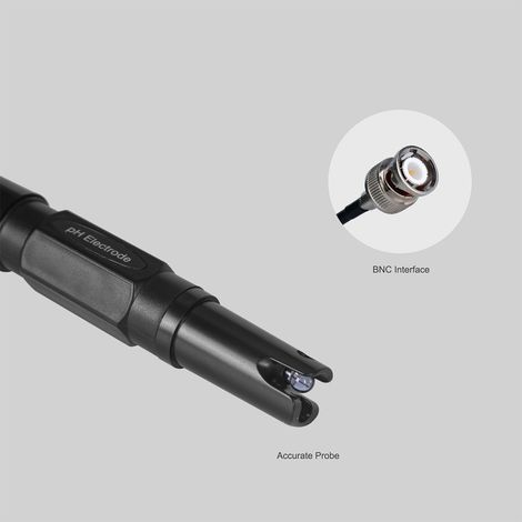 Analyseur de qualité d'eau portable haute précision PH-3012B avec écran rétroéclairé pour laboratoire, hydroponie, aquarium et piscine, blanc. (1/5)