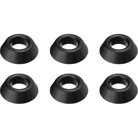 6X Porte-Bille, Support D'Affichage en Plastique pour Support de Ballon de Rugby AU Football, Noir (1/5)