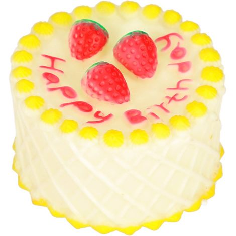DINGO Jouet pour chien gâteau d'anniversaire 10cm
