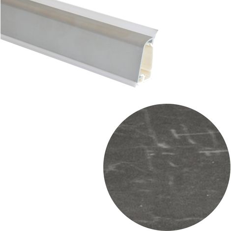 ALZATINA TRAPEZOIDALE MARMO NERO VENATO 300CM