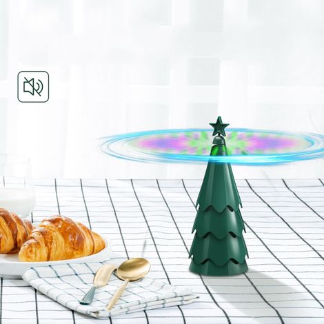 AIPERQ Fly Repellent Fans for Tables, Fly Repellent Fan for Outdoor and Indoor, Keeps Flies Away, Portable Table Fan with Holographic Blades (1/5)
