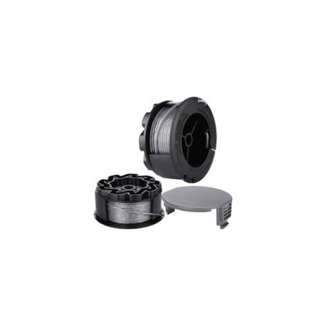 Trimmerfadenspule für BOSCH UniversalGrassCut 18 18-26 18-260 F016800570 mit Abdeckung (2 Stück) - Crezuo