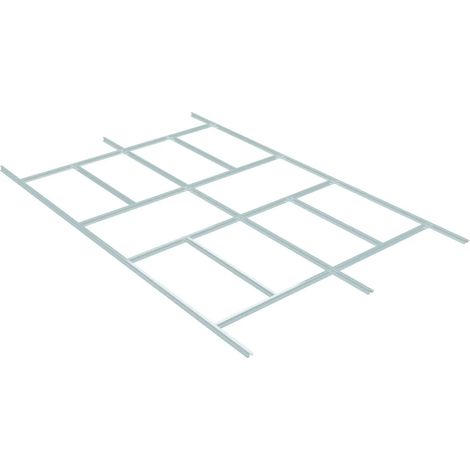 Kit di Fondazione per Casetta da Giardino 330x309 cm Acciaio Zincato (1/2)