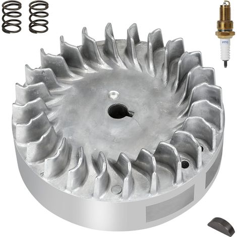 Aluminum flywheel 10krpm for Predator 212 Non-Hemi Ghost 212cc 224cc engine 69730 69736 6.5hp GX200 196cc BSP Tilly Coleman CT200U BT200X Bike performance parts with wrench and valve springs
