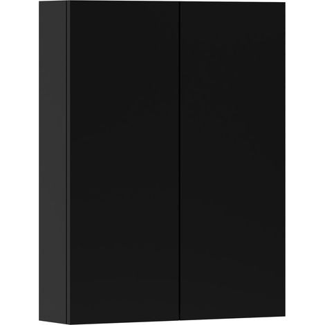 Mobiletto a parete EVA 80 sopra Geberit nero (1/4)