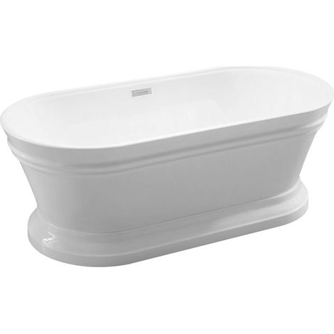 Aqualine Antik - Bañera independiente, 160x79 cm, blanco E2679 (1/5)