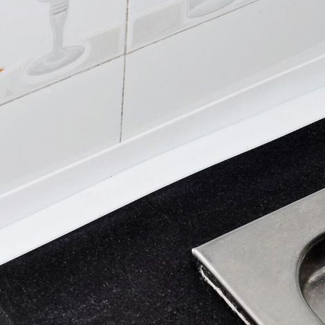 Joint Adhésif - 2,2 cm x 3,2 m - Étanchéité Cuisine Salle De Bain - Rouleau (1/5)
