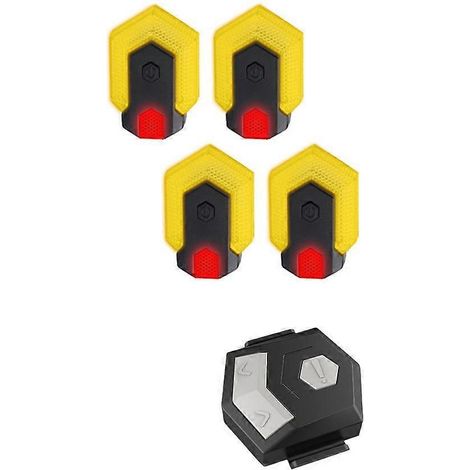 Clignotants avant et arrière pour vélo, feu de sécurité avec télécommande, feu arrière étanche pour vélo en extérieur