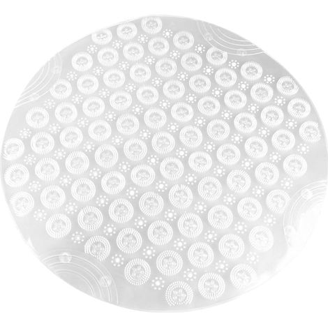 Tapis Antidérapant en PVC Tapis à Ventouses Rond Lavable Machine Salle de Bain la Cuisine (1/5)