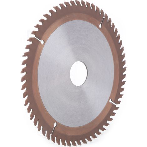 Lame de scie circulaire en carbure de tungstène (TCT) de 15,2 cm x 25,4 mm pour la coupe du bois, outil de menuisier, 60 dents (1/5)