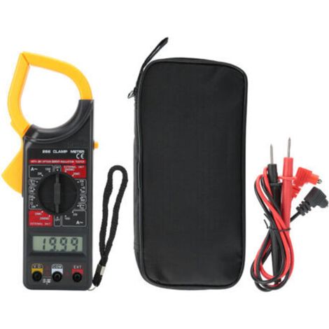 Pince multimètre numérique, ampèremètre portatif, voltmètre, multimètre électronique, outil de mesure DT‑ 266 (1/4)