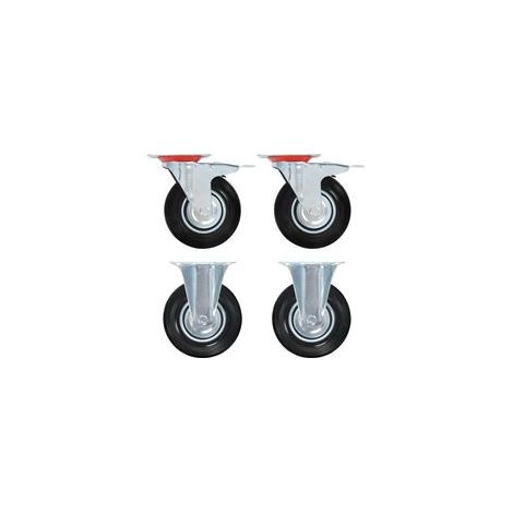 4 Rollen, 125 mm - Crezuo