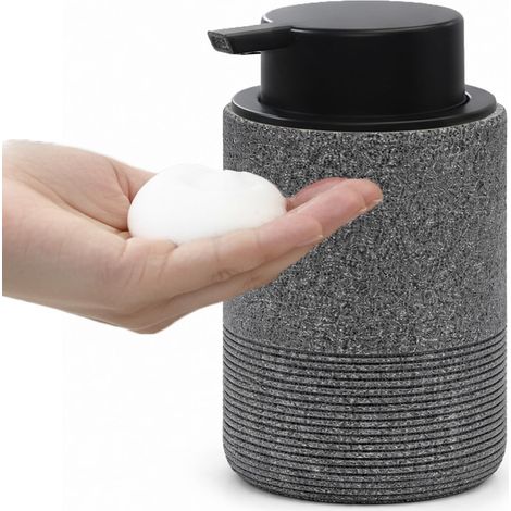 300 ML Distributeur de Savon Mousse en Résine Manuel Rechargeable Flacon Pompe pour Cuisine (1/5)