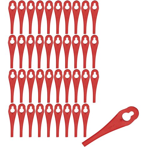Ersatz Messer Klingen Ersatzmesser Set passend für Einhell Rasentrimmer GE-CT 18 Li BG-CT 18 Li RG-CT 18/1 Li (1/5)