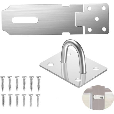 Filiyano-Anse de cadenas de 13 cm, pêne de cadenas en acier inoxydable (1/5)