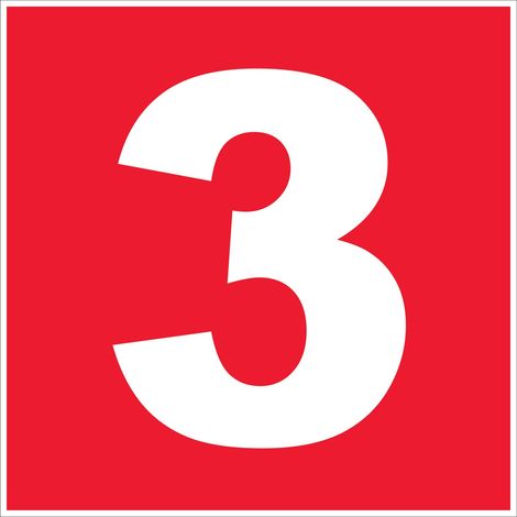 N°3 - 200x200mm - Rigide Rouge - 4220581 (1/2)