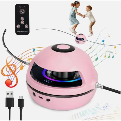 Corde à sauter électrique automatique avec compteur, télécommande et Bluetooth, corde à sauter intelligente rechargeable pour fitness à domicile (1/5)