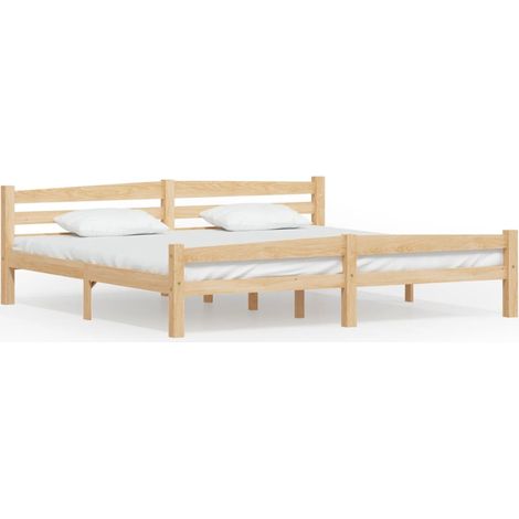 Maison Exclusive - Massivholzbett Kiefer 200x200 cm