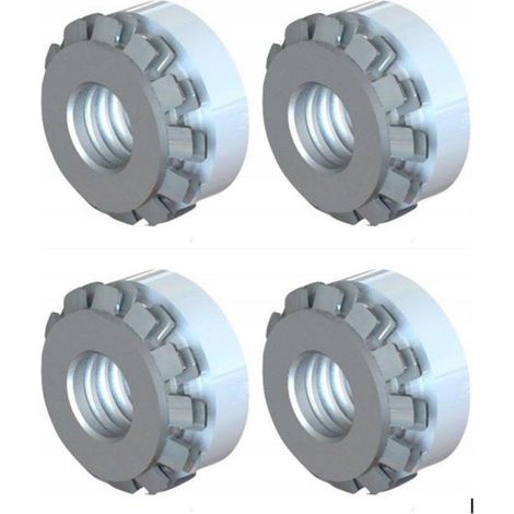 Virax Kit di inserti Keep-Nut grigi per lavabo a muro