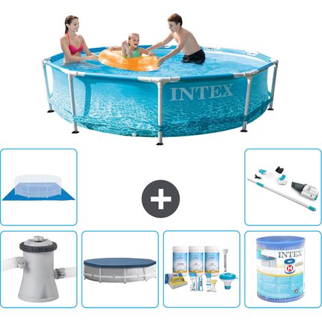 Intex Piscine Tubulaire Ronde - 305x76 cm - 7-pièces S41382 (1/5)