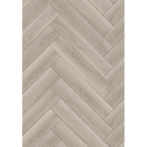Mexen Wilson échantillon de panneau vinyle en chevron 635 x 127 mm SPC 6,5 mm, sous-couche IPEX 1,5 mm, 4 V-Fuga, Chêne - F1175 (1/2)