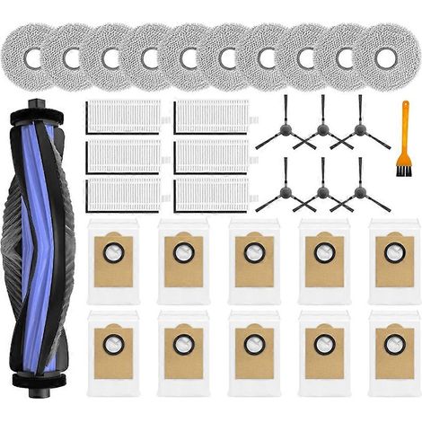Accessoires pour Lefant M3 aspirateur robot Brosses principale/latérale filtres HEPA serpillières sacs poussière (1/5)